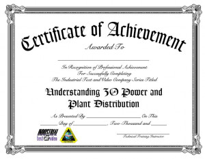 Project Completion Certificate Sample