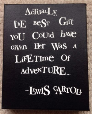 ... Hand Painted Lewis Carroll 