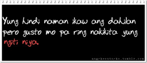 Bitter Love Quotes For Him Tagalog