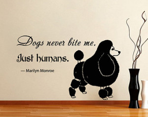Wall Decals Quote About Dog Cute An imal Puppy Pet Shop Home Vinyl