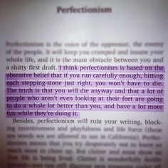 life perfectionism quotes quotes inspiration anti perfectionism ...
