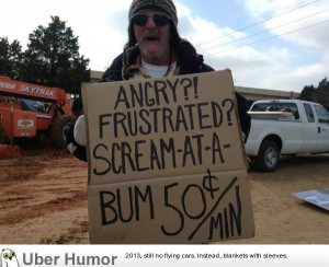 just gave a homeless man money for the first time in my life ...