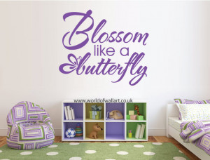 Blossom Like A Butterfly Wall Sticker