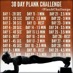 30 Day Plank & Squat/Lunge Challenge: Day 10 & 11