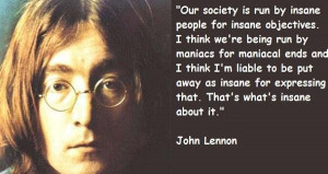 Happiness Quotes Famous John Lennon Quote The Day