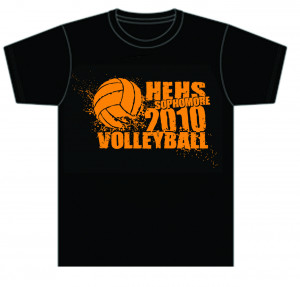 High School Volleyball T-shirt