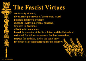 The Fascist Virtues