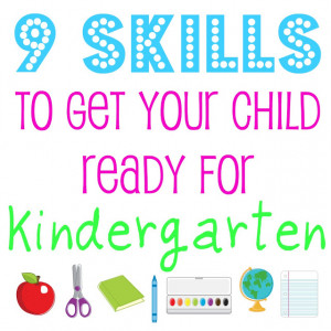 Skills to Get Your Child Ready for Kindergarten