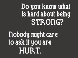 Being strong isn't always the right option