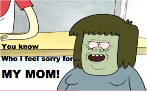 tagged as muscle man the regular show your mom my mom