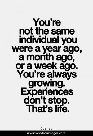 Life experience quotes