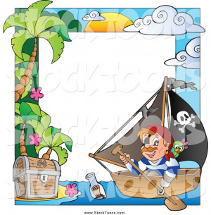 Pictures cartoon man rowing a canoe royalty free clipart picture