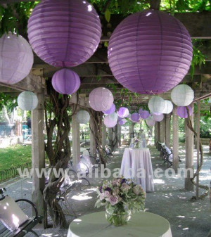 Lanternas de papel decoração de festa