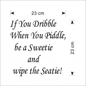 Sea-Quote-If-You-Dribble-Removable-PVC-Family-House-Toilet-Seat-Wall ...