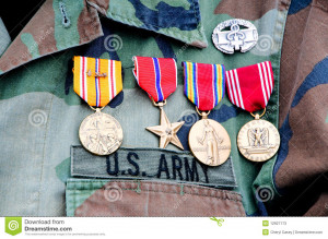 Stock Photos: Vietnam veteran s uniform