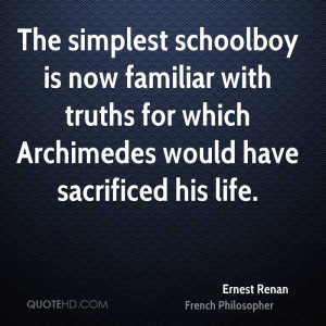 Ernest Renan Education Quotes