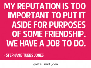 Stephanie Tubbs Jones Friendship Quote Canvas Art