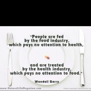 Food and medicine quote.