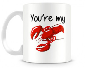 Friends TV Show - You're My Lobster Ceramic Coffee Mug - Large Message ...