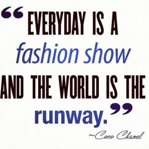 Fashion #fashionshow #runway #CocoChanel (Taken with Instagram)