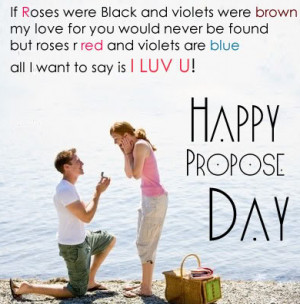 Propose Day 2014 SMS For Lovely Romantic Couples