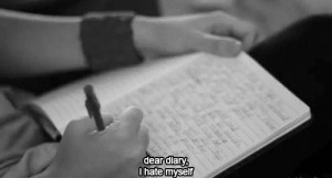depressing quotes dear diary i hate myself Depressing Quotes Dear ...