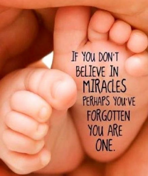 good reason to believe in miracles…