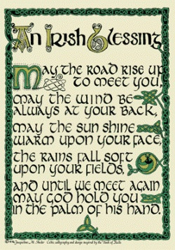Irish blessings conveys our best hopes for each other's health, wealth ...