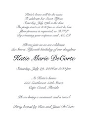 ... Email this | Tags : sample wording for sweet 15 invitation espanol