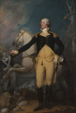 GENERAL WASHINGTON AND HIS HORSE