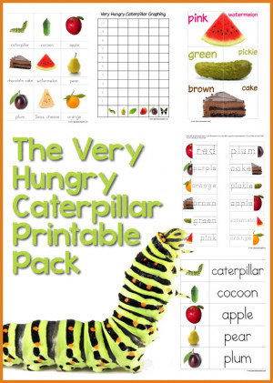 The Very Hungry Caterpillar Mini Book Printable The Very Hungry ...