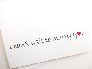 can't wait to marry you card - Wedding - Groom