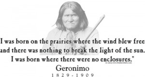 Design #GT37 Geronimo - I was born on the prairies