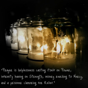 ... Mercy, and a prisoner clamoring for Relief. (Archbishop Fulton Sheen