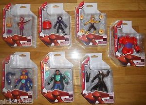 Disney-Store-Big-Hero-6-Figure-SET-Baymax-Tamago-Fred-Hiro-Wasabi ...