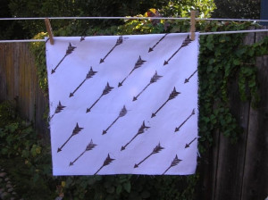 Arrow Print Fabric. $32.00, via Etsy.