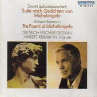 ... , Reimann: Michelangelo Songs / Fischer-Dieskau (CD)... Cover Art