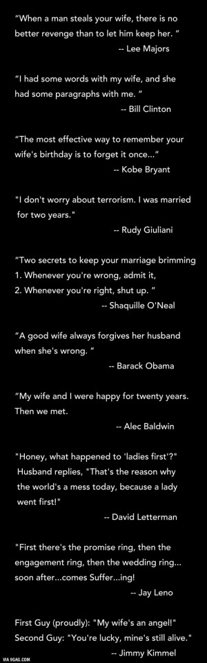 Man quotes about marriage and his wife