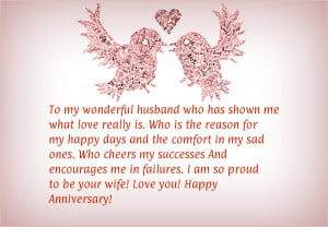 Marriage anniversary quotes for husband from wife