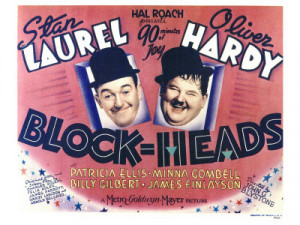 Funny Movie Quotes from Laurel and Hardy’s Block-Heads