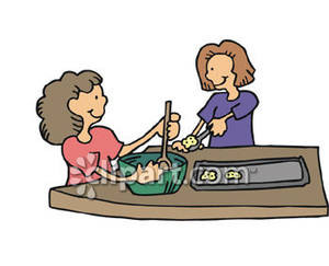 Two Women Baking Together...