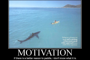 Inspirational Poster Great White Shark
