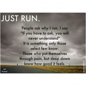 In love with running...