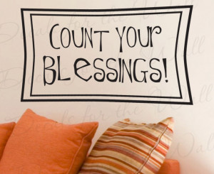 Count Your Blessings Inspirational Motivational LDS Mormon Decorative ...