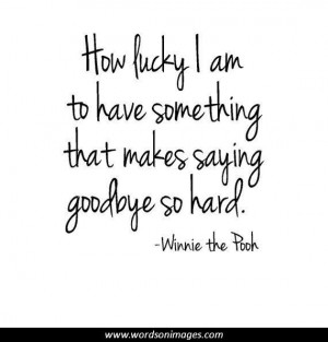 Quotes saying goodbye
