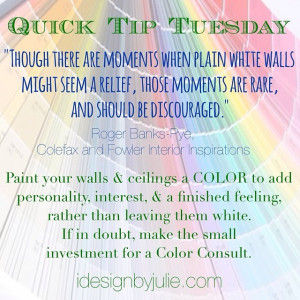 It's #QuickTipTuesday :-) Need help with #paint #color selection? Call ...