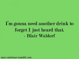 blair waldorf quotes | Tumblr