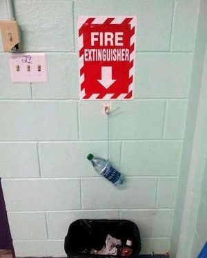 Fire extinguisher joke! - Image