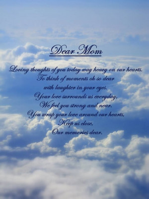 Remembering Mom.
