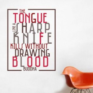 Tongue Like A Sharp Knife